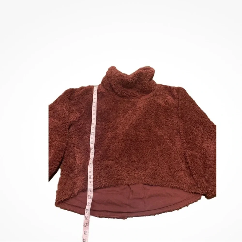 Lululemon🍋🍋 Warm Restore Sherpa Pullover- Savannah size 8 euc
